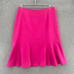 Kasper Skirt Womens 4 Pink Stretch Trumpet Knee Length Casual Office Career Work
